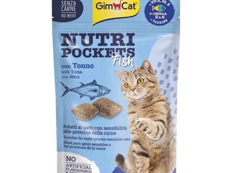 GimCat Nutri Pockets Treat Fish & Tuna 60g For Discount