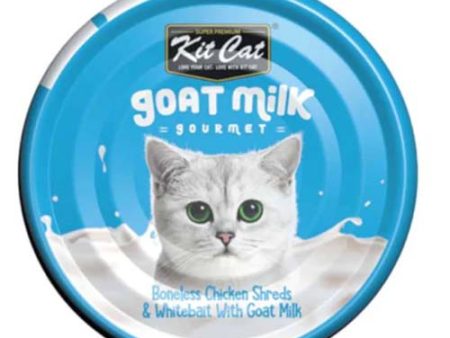 Kit Cat Chicken & Whitebait with Goat Milk 70g For Cheap