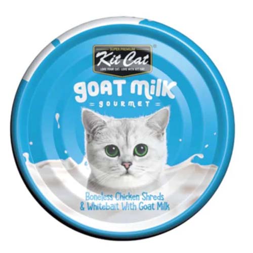 Kit Cat Chicken & Whitebait with Goat Milk 70g For Cheap