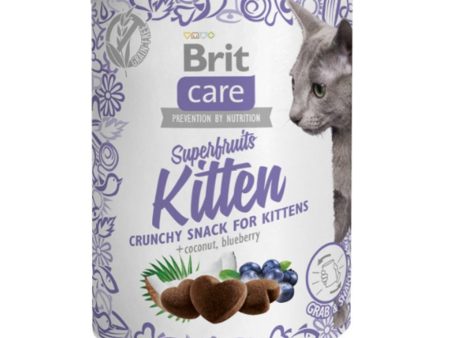 EXP 9APR25 Brit Care SuperFruits Coconut & Blueberry Kitten Treat 100g on Sale