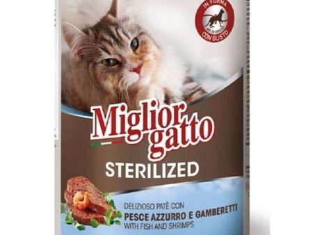 Migliorgatto Sterlised Cat Fish and Shrimps Pate 400g Online