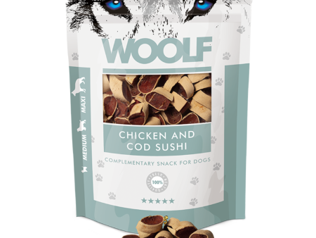 Woolf Chicken & Cod Sushi 100g For Sale