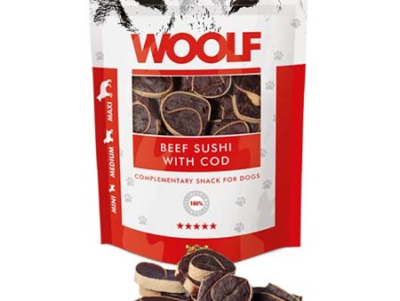 Woolf Beef Sushi with Cod Treats 100g For Cheap