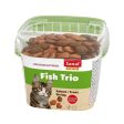 Sanal Cat Fish Trio Bites Trio 75g Fashion