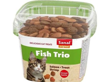 Sanal Cat Fish Trio Bites Trio 75g Fashion