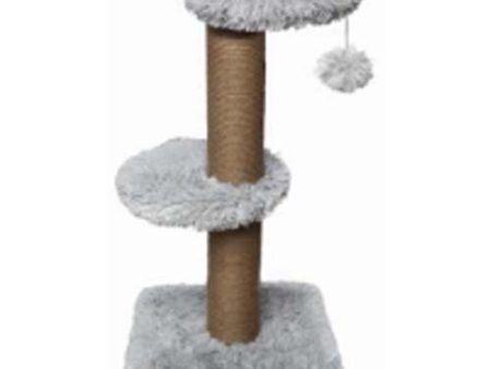 Cat Scratching Tree 34x34x67cm Grey For Discount