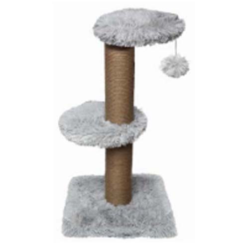 Cat Scratching Tree 34x34x67cm Grey For Discount