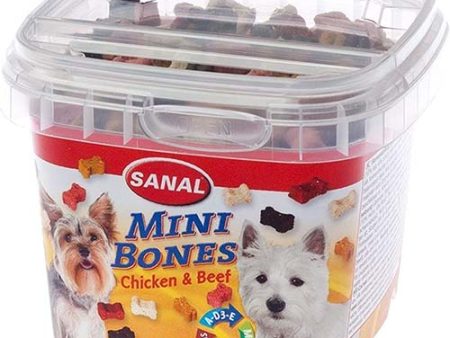 Sanal Dog Mini Bones Chicken & Beef 100g on Sale