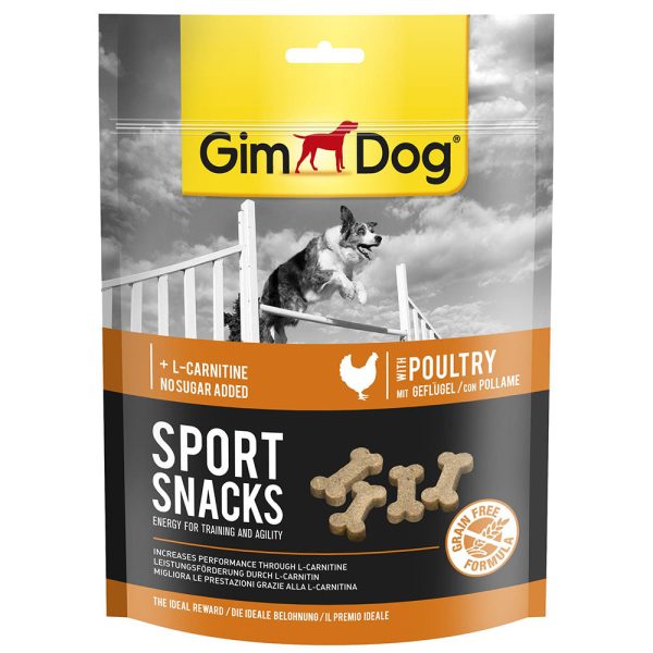 EXP 25JAN25 GimDog Sport Snack Poultry 60g on Sale