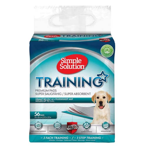 Simple Solution Puppy Pads 55x56cm 56 Pads For Discount