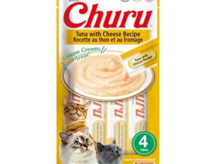 Churu Cat Tuna & Cheese Puree 4 x 14g For Discount