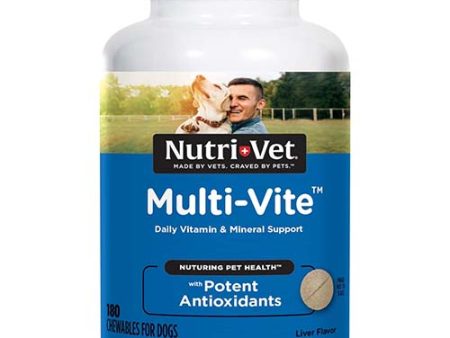 Nutrivet Dog Multi-Vite Liver Flavour 60 Tablets Discount