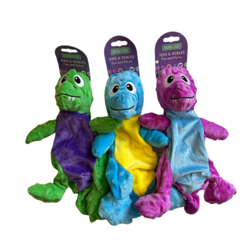 Squeaky Floppy Dinosaur Dog Toy on Sale