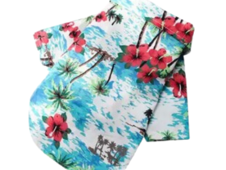 Pet Summer Shirt - Aqua Tropical Supply