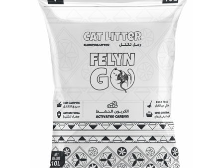 Felyn Go Cat Clumping Litter Activated Carbon 10L For Discount