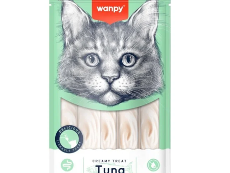 Wanpy Creamy Treats Tuna & Scallop (5 x 14g) For Sale