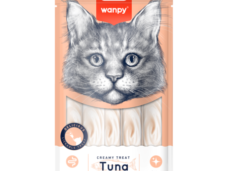 Wanpy Creamy Treats Tuna & Salmon (5 x 14g) Online now