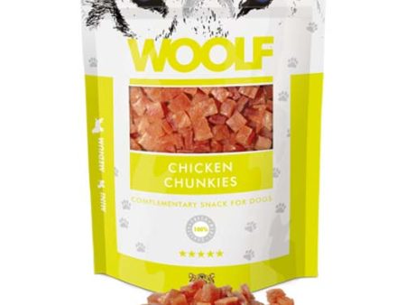 Woolf Chicken Chunkies Treats 100g Online Sale