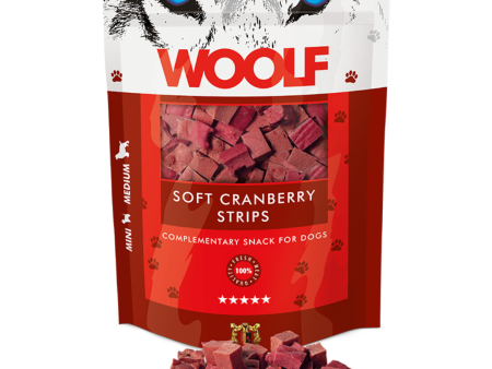 Woolf Soft Chicken & Cranberry Strips 100g For Discount