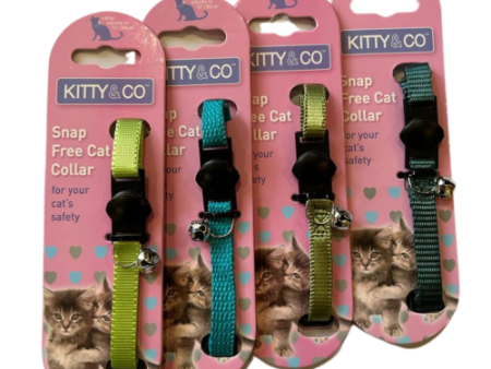 Kitty & Co Green Cat Collar Supply