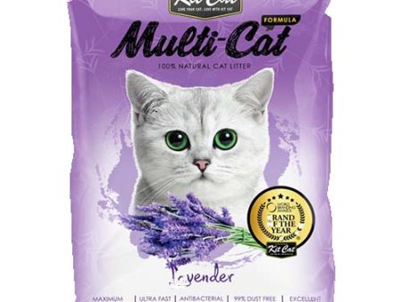 Kit Cat Multi-Cat Lavender 30L 20KG on Sale