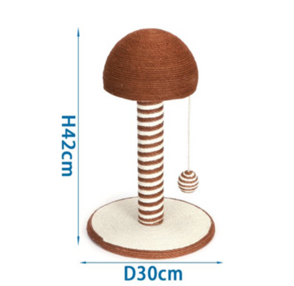 Cat Scratcher Mushroom 42cm Discount