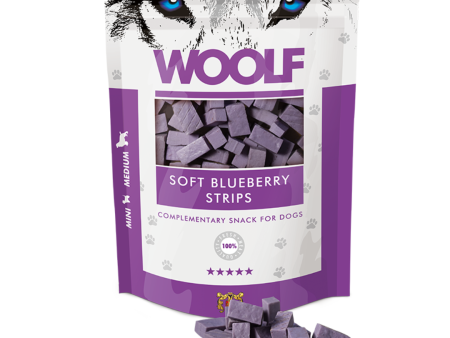 Woolf Soft Chicken & Blueberry Strips 100g Online