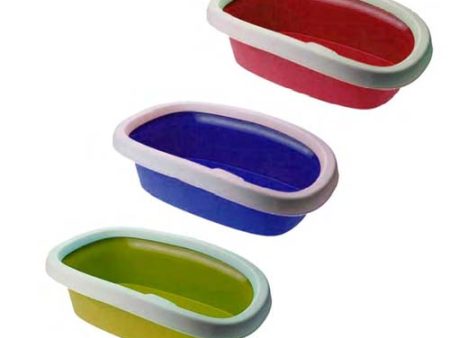 MPS Litter Tray with Rim 43x30x11cm Fashion