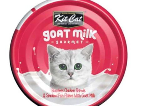 Kit Cat Chicken & Smoked Fish with Goat Milk 70g For Cheap