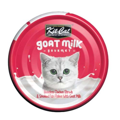 Kit Cat Chicken & Smoked Fish with Goat Milk 70g For Cheap