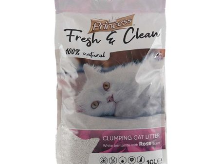 Princess Fresh&Clean Rose Clumping Cat Litter 10L Online Hot Sale