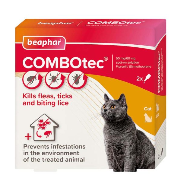 Beaphar COMBOtec Spot-On for Cats 2x50mg Fashion