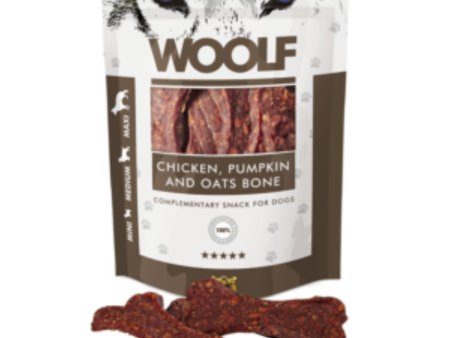 Woolf Chicken Pumpkin & Oats Bone Treats 100g For Sale