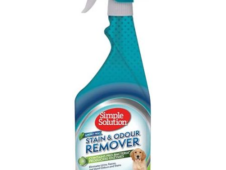 Simple Solution Spring Rainforest Stain & Odour Remover 750ml For Sale