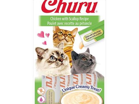 Churu Cat Chicken & Scallop Puree 4 x 14g Cheap