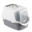 Stefanplast Easy Clean Hooded Litter Box Grey 56x40x40cm Online Sale