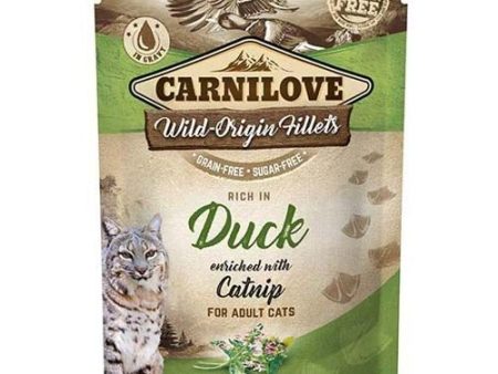 Carnilove Cat Duck with Catnip in Gravy 85g Pouch Online Sale