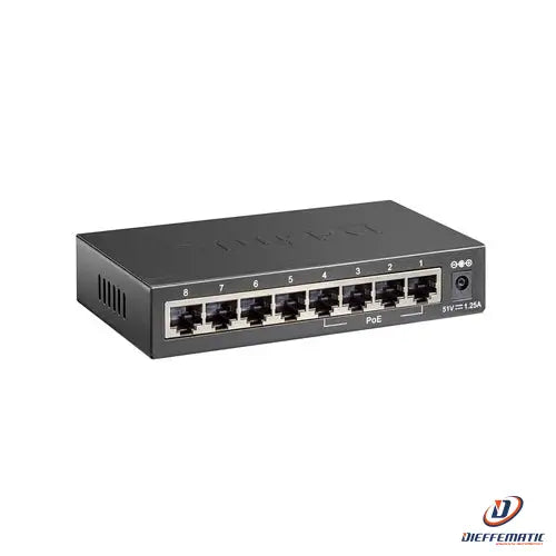 Urmet Switch Poe 4 + 4 Porte 1039 44 Comunicazione Originale Garanzia Nuovo Fashion