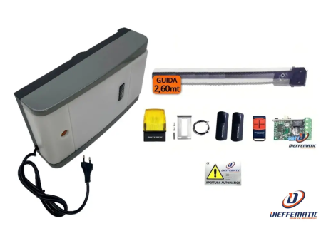 Kit Home 100 Motore Basculante A Molla Con Guida 2,6M Completo Di Accessori 24V Online