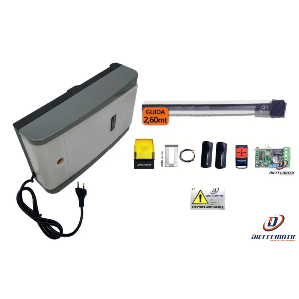 Kit Home 100 Motore Basculante A Molla Con Guida 2,6M Completo Di Accessori 24V Online