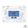 Urmet Termostato Elettronico Lcd Uscita Relè 3 Moduli Bianco Ghiaccio 10612Bg For Discount