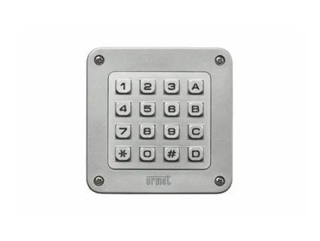 Urmet Tastiera Numerica Bluetooth, Sclak, Colore Grigio 1086 2 Sicurezza Nuovo Supply